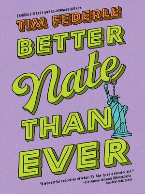 cover image of Better Nate Than Ever